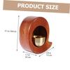Magnetic Wooden Wind Chime Door Decoration, Brown view 2