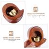 Magnetic Wooden Wind Chime Door Decoration, Brown view 3