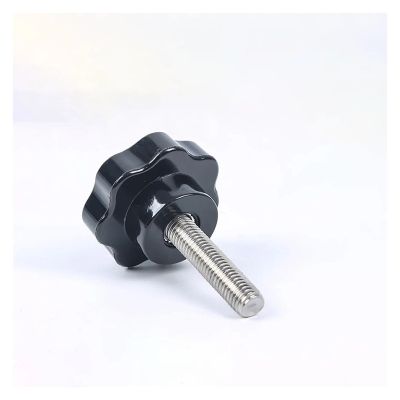 304 Stainless Steel Star-Grip Knob Screw, M4 x 16 mm, 25 mm Head, 1 Piece