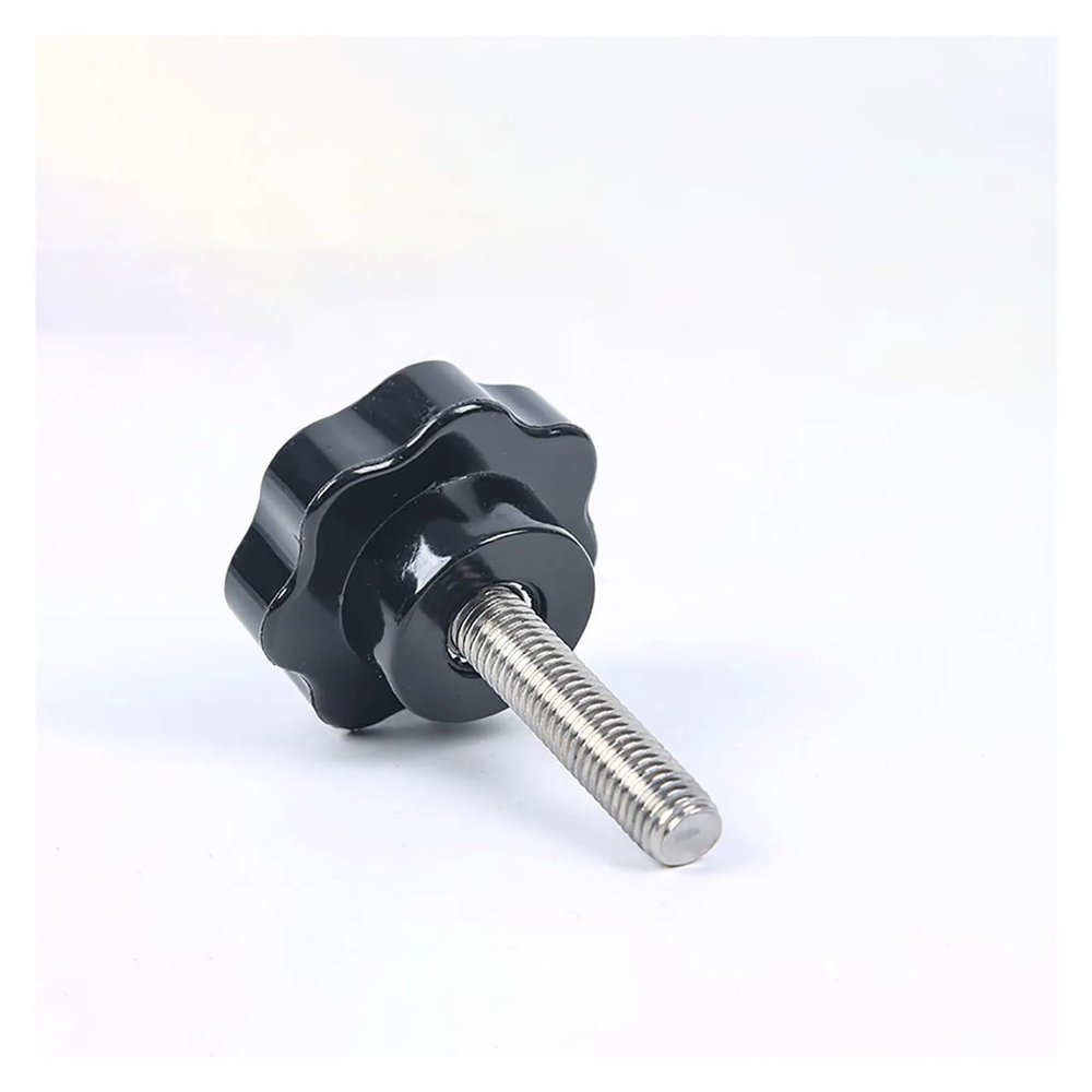 304 Stainless Steel Star-Grip Knob Screw, M4 x 16 mm, 25 mm Head, 1 Piece