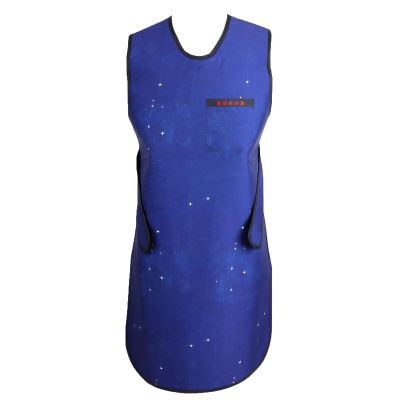 Unisex Lead Apron, Navy Blue, 0.5 mmPb, L