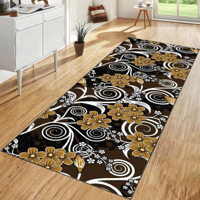 ZHONGYANAN Washable Runner Rug with Rubber Backing, 40 x 500 cm