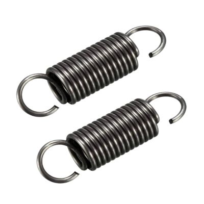 2 Pcs. Extension Springs, Double-Hook Spring Steel, 1 mm Wire, 6 mm OD, 50 mm Free Length (1 x 9 x 50 mm)