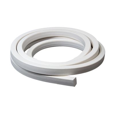 EYRMQWJPC White Square Sponge Rubber Strip, 39.3 in, 10 × 30 mm (10 × 20 mm)