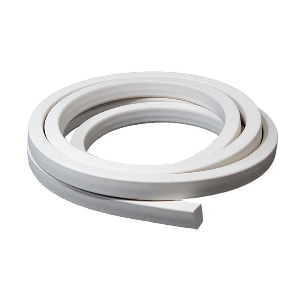 EYRMQWJPC White Square Sponge Rubber Strip, 39.3 in, 10 × 30 mm (10 × 20 mm)