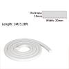 EYRMQWJPC White Square Sponge Rubber Strip, 39.3 in, 10 × 30 mm (10 × 20 mm) view 2