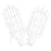 2-Piece Plastic Fruit Picker with Basket, White view 1