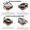 Kawoco 2-in-1 Waterproof Case for Apple Watch Series 9/8/7 41mm view 4