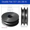 Double-Groove Type A V-Belt Pulley (160-2A-28-8) view 2