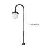 10-Piece N-Scale Round-Head LED Streetlight Set for HO/N Layouts view 2