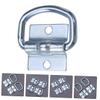 16 Silver Metal D-Ring Tie-Down Anchors for Trailers view 4