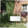 Holibanna 3-Piece Galvanized H-Shaped Poster Holders, Lightweight and Space-Saving for Outdoor Use view 2