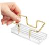 Wavy Acrylic Business Card Holder for Desk and Office, Elegant view 2
