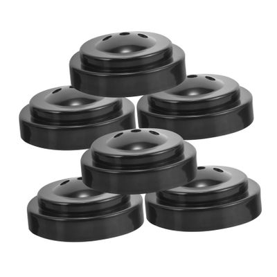 Small Plastic Flag Holder Stand, 6-Pack for Office