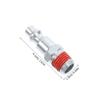 Hemobllo 10-Pack 1/4-Inch NPT Male-Thread Metal Air Plugs for Air Compressors and Pneumatic Tools, Secure Connection view 2