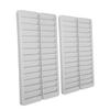 DOITOOL 28-Slot Plastic Card Holder, Sturdy Time Card Holder for Office and School, 2-Piece Set with Number Stickers view 1