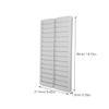 DOITOOL 28-Slot Plastic Card Holder, Sturdy Time Card Holder for Office and School, 2-Piece Set with Number Stickers view 2