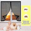Magnetic Insect Screen for Windows, 105 x 160 cm, Gray view 3