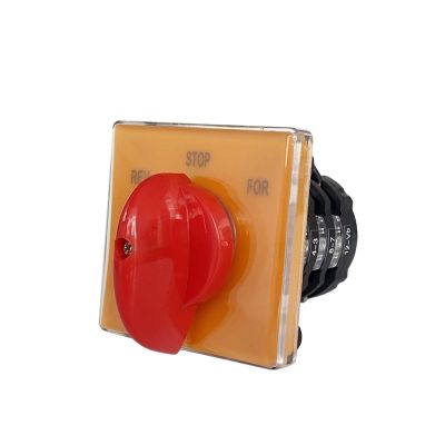 Cam Switch, 3 Positions, 3-Phase, 20 A, Forward/Reverse Selector, Rotary Main Switch, T-16EXF64D-3