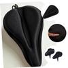 ibasenice Non-Slip Silicone Bicycle Seat Cover with Cotton, Comfortable Bike Seat Cushion view 2
