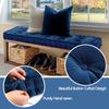 BLLMTEAR Bench Cushion, Nonslip Washable Outdoor Seat Pad, 80/60/90/120/140/150/160 x 40 cm (H, 85 x 35 cm) view 4