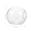 Wall-Mounted Glass Plant Vase for Cuttings, Christmas and Theme Parties view 2