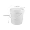 HOLIDYOYO 10L Paint Bucket with Lid, Durable HDPE view 2