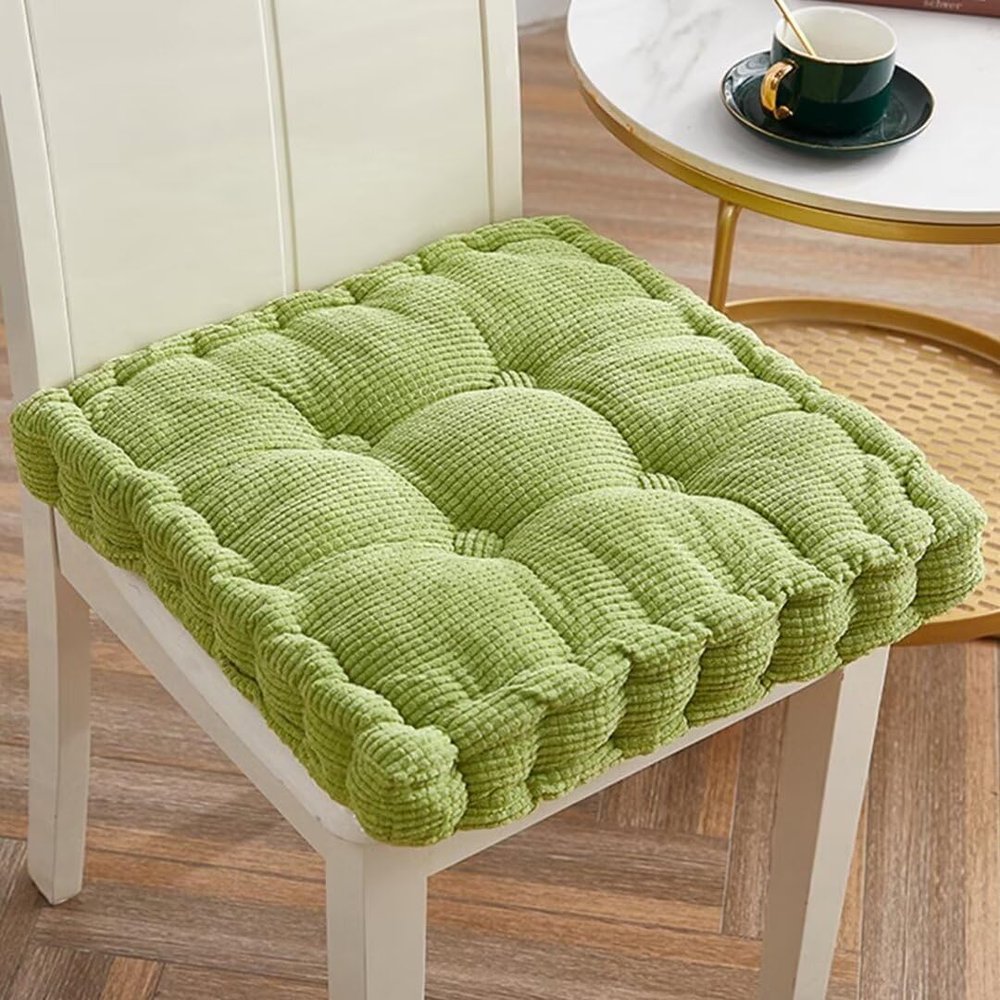 YGWRQY Outdoor Seat Cushions, Set of 2, 40 x 40 cm, Thick Cushions for Benches and Garden Chairs