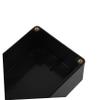 HOMSFOU 2-Pack Outdoor Junction Boxes, Black ABS Plastic, for Protecting Cables and Electrical Connections view 3