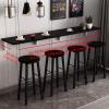 JCPQDWTD Wall-Mounted Folding Dining Table for Kitchen Bar with Storage Shelf view 2