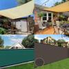 Rectangular Shade Sail, 3.5 x 9 m, UV-Resistant, Dark Green view 3