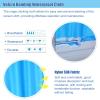 SNLKCLRA Medical Privacy Screen with Stainless Steel Frame, 6-Ft Fabric Room Divider, Waterproof, Professional Quality for Hospitals (Color: B Combo; Size: 3 Panels – W 150 cm (4 view 3