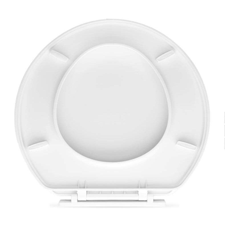 Toilet Seat with Soft-Close Function, Top-Mounted, U/V/O Shape