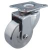 Stainless Steel Rigid Directional Swivel Caster with Brake, 1 Pc. (Rigid Plate) view 3