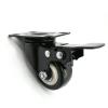 1.5-Inch PU Swivel Casters with Brakes, Silent Furniture/Trolley Wheels, 2-Pack view 2