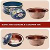 YKMYXZ Traditional Chinese Copper Hot Pot with Handcrafted Cloisonné Enamel view 3