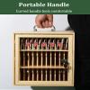 SBCGFY Wooden Cell Phone Storage Cabinet, 24 Compartments view 4