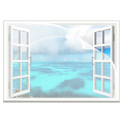 White Window Fly Screen 115 x 170 cm