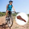 ibasenice Leather Bicycle Saddle Cover view 3