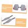 HANABASS Plastic Exercise Bike Pedals, 1 Pair, Large Platform for Kids view 3