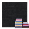 AQIGR Linen Seat Cushion Cover with Zipper, Black, 150 x 35 x 8 cm view 2