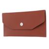 KAILIKETIY Women's PU Cash Envelope Wallet, Brown, for Budgeting and Receipts view 1