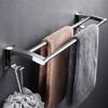 MYUYEE 24-Inch Stainless Steel Bathroom Towel Bar with Hooks view 1