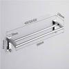 MYUYEE 24-Inch Stainless Steel Bathroom Towel Bar with Hooks view 2