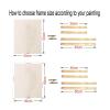 Groe 100x200 Modern Canvas Print Inner Wood Photo Frame, Painting Canvas Wall Art Frame (70x90 cm) view 4