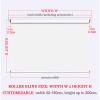 Sonakia Blackout Roller Shade, 99% Blackout, No-Drill Self-Rolling Window Blind, White, 68 x 200 cm (27 x 79 in) view 2