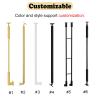 Adjustable Metal Stair Baluster Post, Side-Mounted, Gold (1 pc) view 2