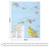 World Map Poster Flannel Fleece Blanket, 50 x 60 in view 2