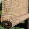 Retro Bamboo Roller Blind, 50–140 cm Wide, Outdoor Sunshade view 1