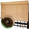 Retro Bamboo Roller Blind, 50–140 cm Wide, Outdoor Sunshade view 2
